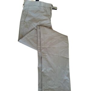 Peter Millar grey flat front golf chino pant - size 32 NWT